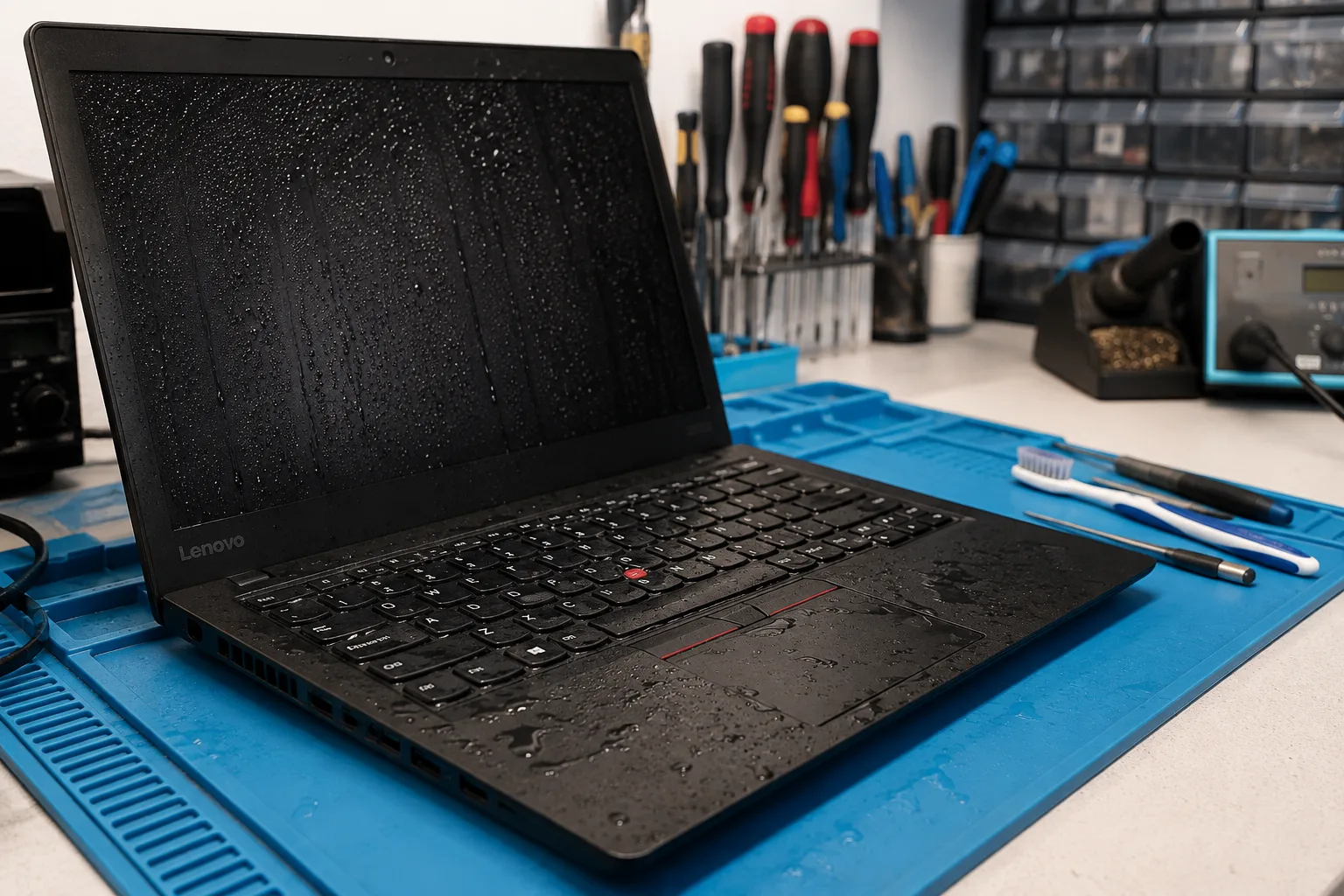 Επισκευή Βρεγμένου Lenovo Laptop - διάγνωση και επισκευή laptop